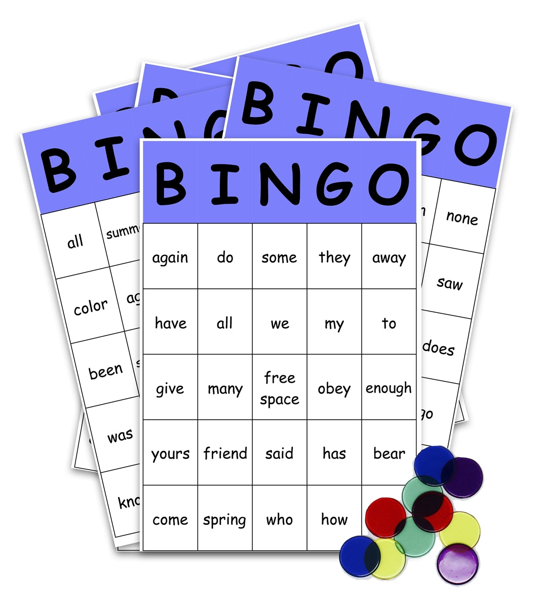 Sight Words Bingo Game
